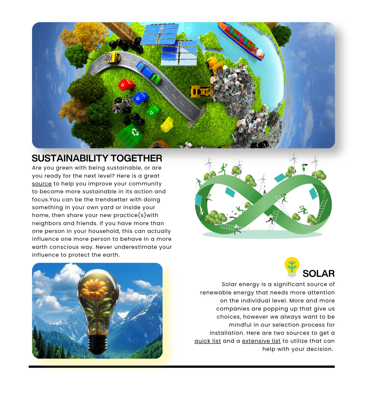 Q1 2026 PG 1 Ways to share sustainability resources